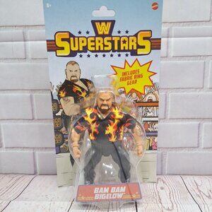 WWE Superstars Series 6 Bam Bam Bigelow Action Figure With Ring Gear